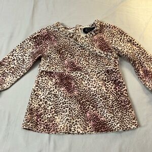 18M Leopard Print velvety dress
